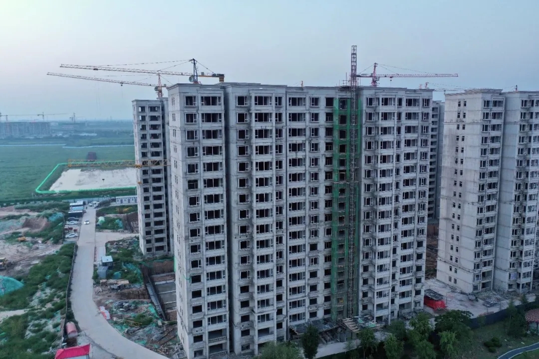 【航拍实景】大家期待的鑫马·惠民嘉园来啦！即将全面封顶！(图4)